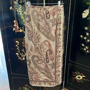 Vintage Talbots Silk wrap skirt